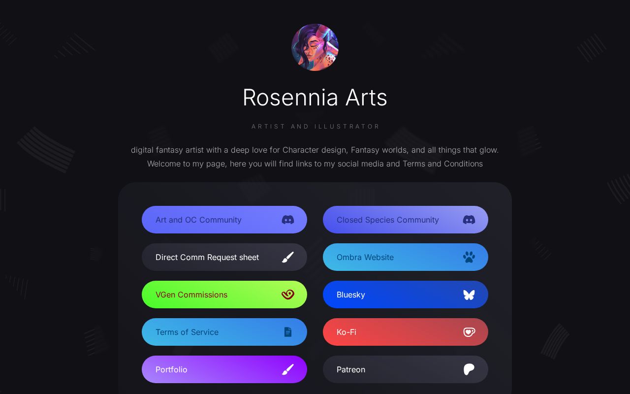Rosennia Arts logo